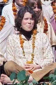 prudence farrow in rishikesh with the beatles learning meditation
