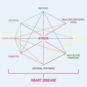 heart disease stress prevention links advice