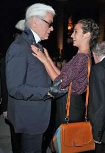 delfina delettrez with-karl-lagerfel_2011